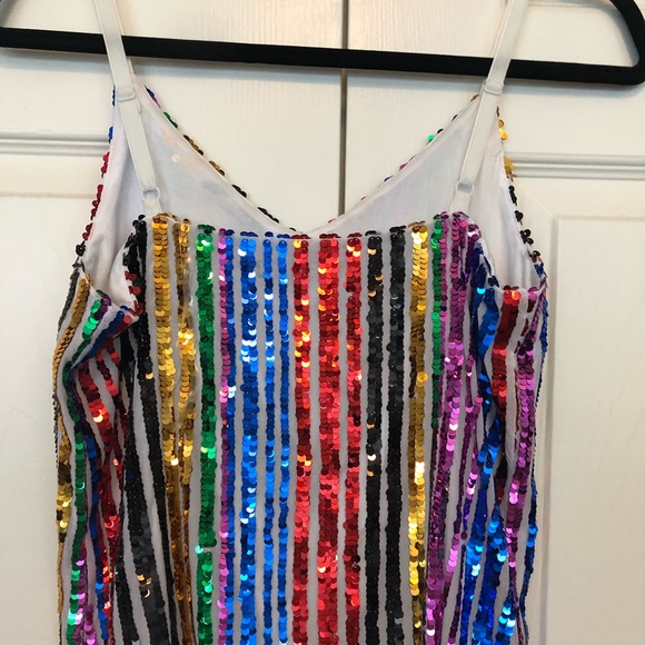 INC International Concepts sequins top - Pride - Picture 3 of 3